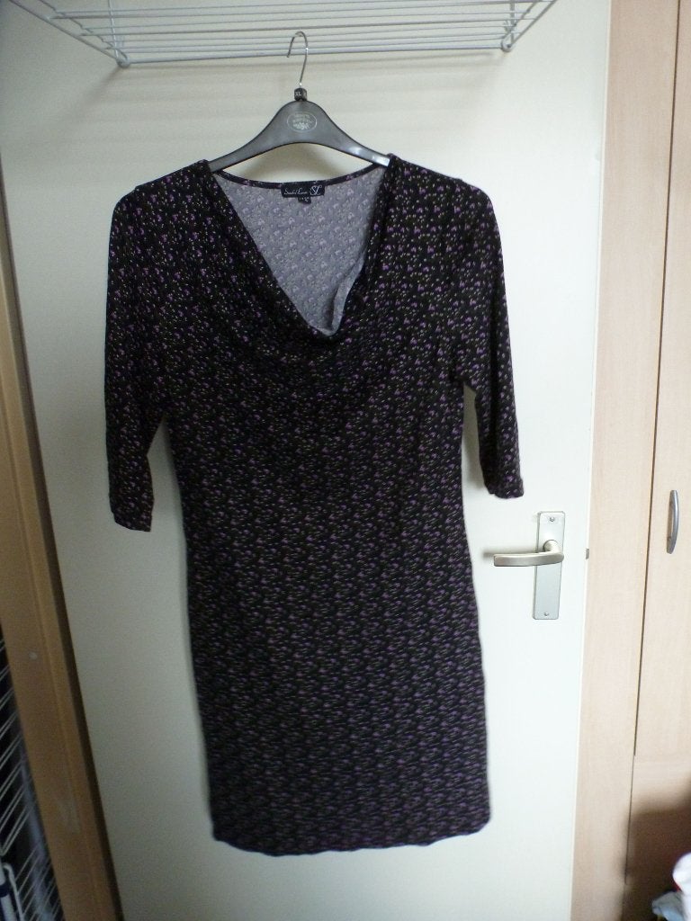 king louie HERFST jurk ZWART PAARS 42 -GRATIS zend, Verzenden, Zwart, Maat 42/44 (L), Nieuw