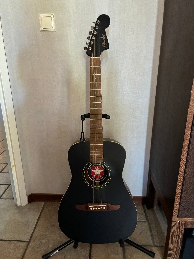 Fender Joe Strummer campfire, Ophalen, Zo goed als nieuw, Western- of Steelstringgitaar, Met (piezo-)element