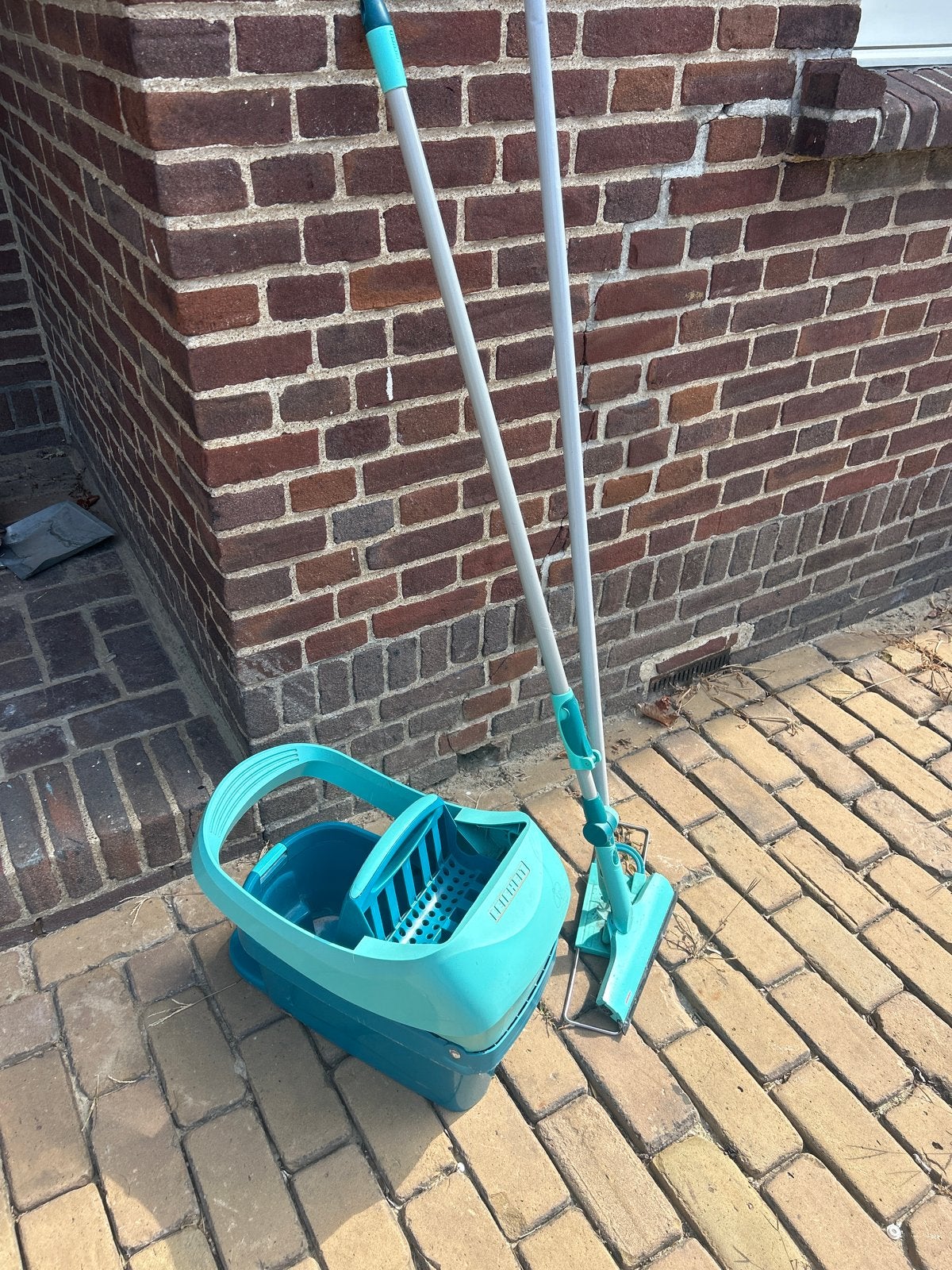 Leifheit dweilsysteem met emmer en mop, Ophalen, Dweilemmer, -bak, of -wagen
