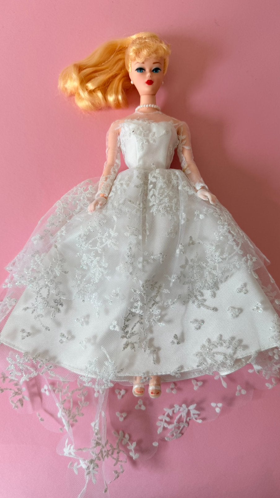 Vintage Barbie Beautiful Bride Mattel, Ophalen of Verzenden, Zo goed als nieuw, Pop