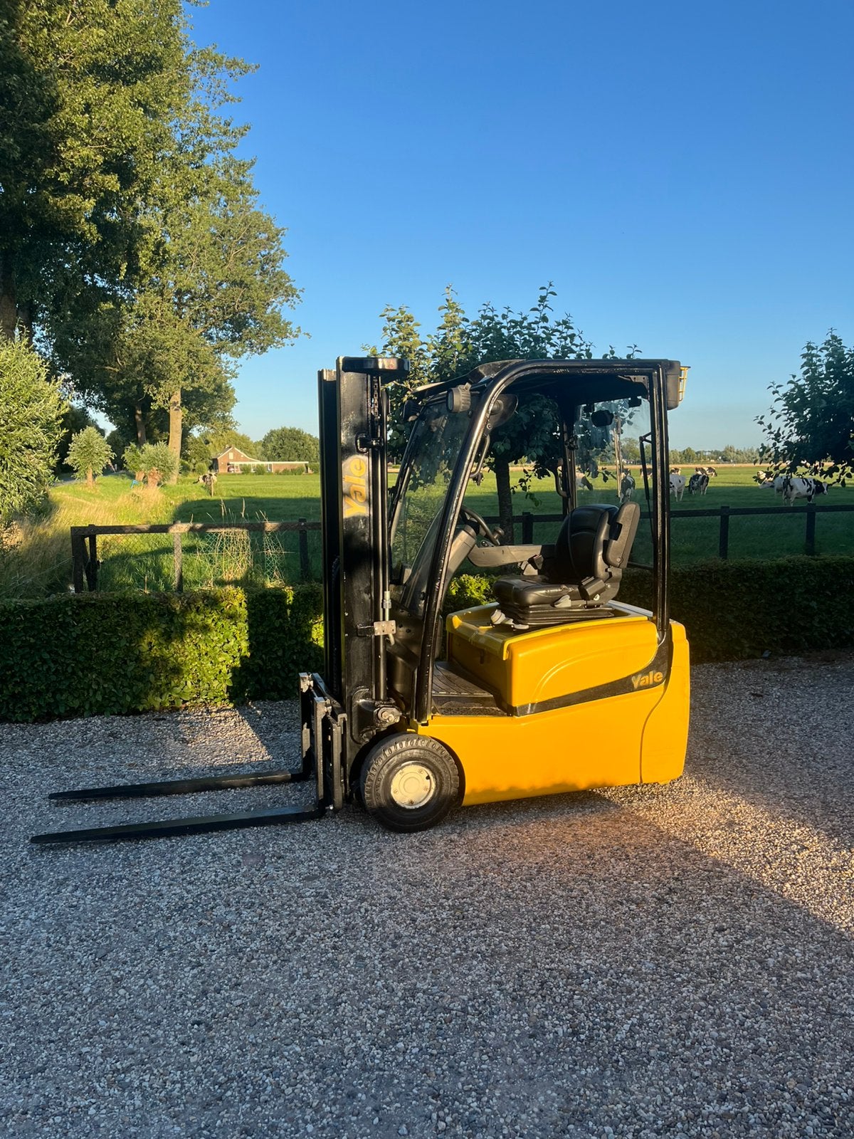 Yale erp15 triplex freelift sideshift 2010 1800u nette staat, 1000 tot 2000 kg, Ophalen of Verzenden, Elektrisch, Heftruck