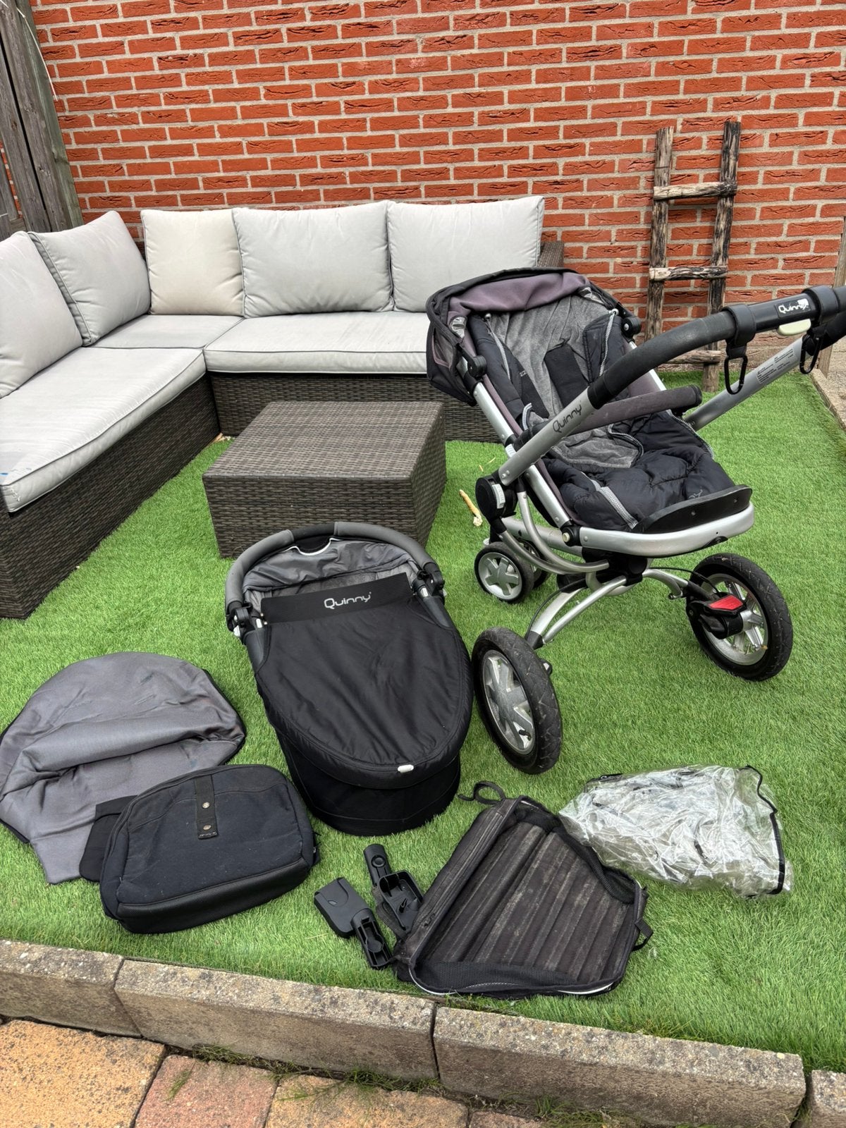 Kinderwagen met alles drbij, Ophalen, Gebruikt, Combiwagen, Quinny