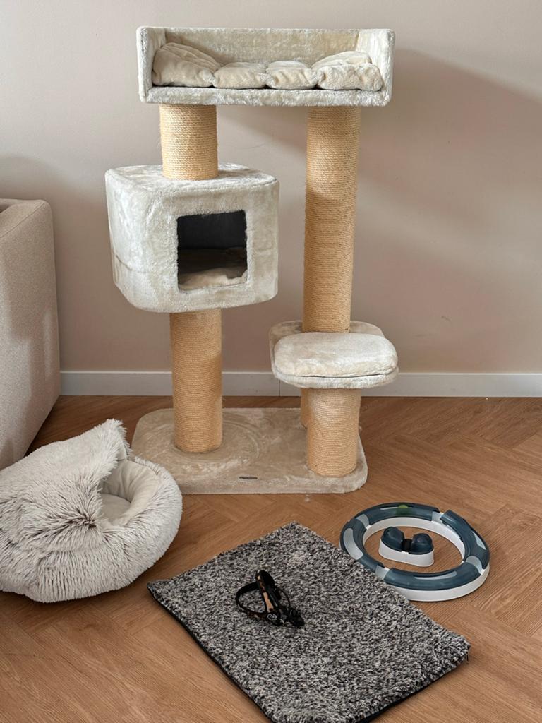 Kattenkrabpaal zgan, Dieren en Toebehoren, Krabmeubelen, Ophalen, Zo goed als nieuw, Krabton