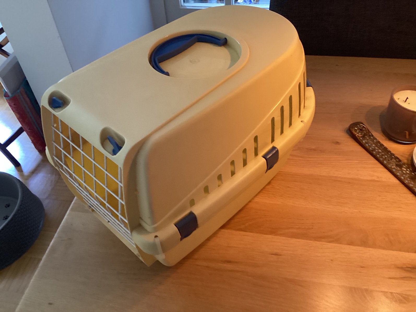 Katten transport bak, Dieren en Toebehoren, Ophalen, Zo goed als nieuw