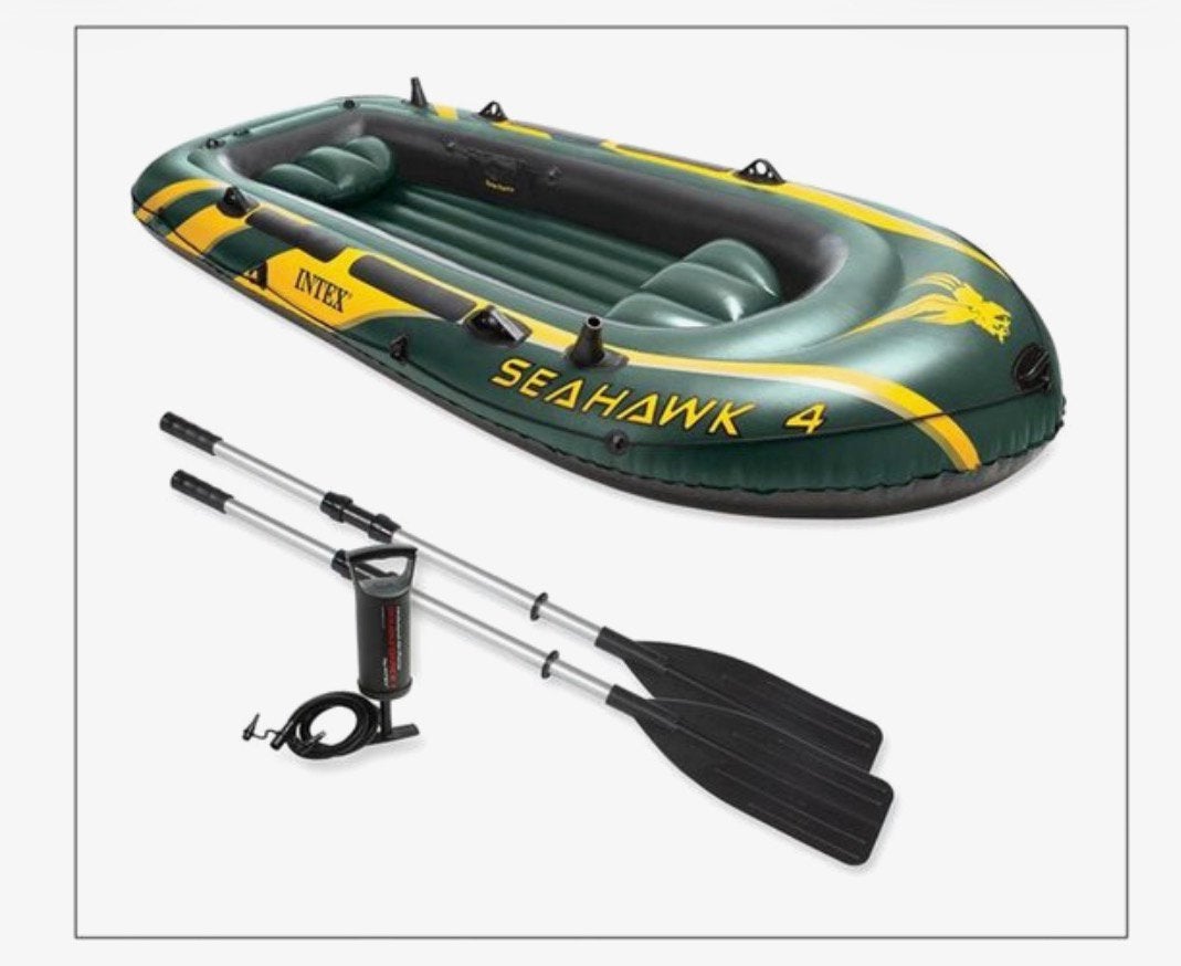 Mooie opblaasboot voor 4 personen, Watersport en Boten, Ophalen, Gebruikt