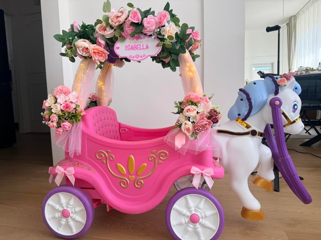 Prinsessenwagen voor een dag Verjaardag van de prinses, Ophalen of Verzenden, Zo goed als nieuw, Overige merken
