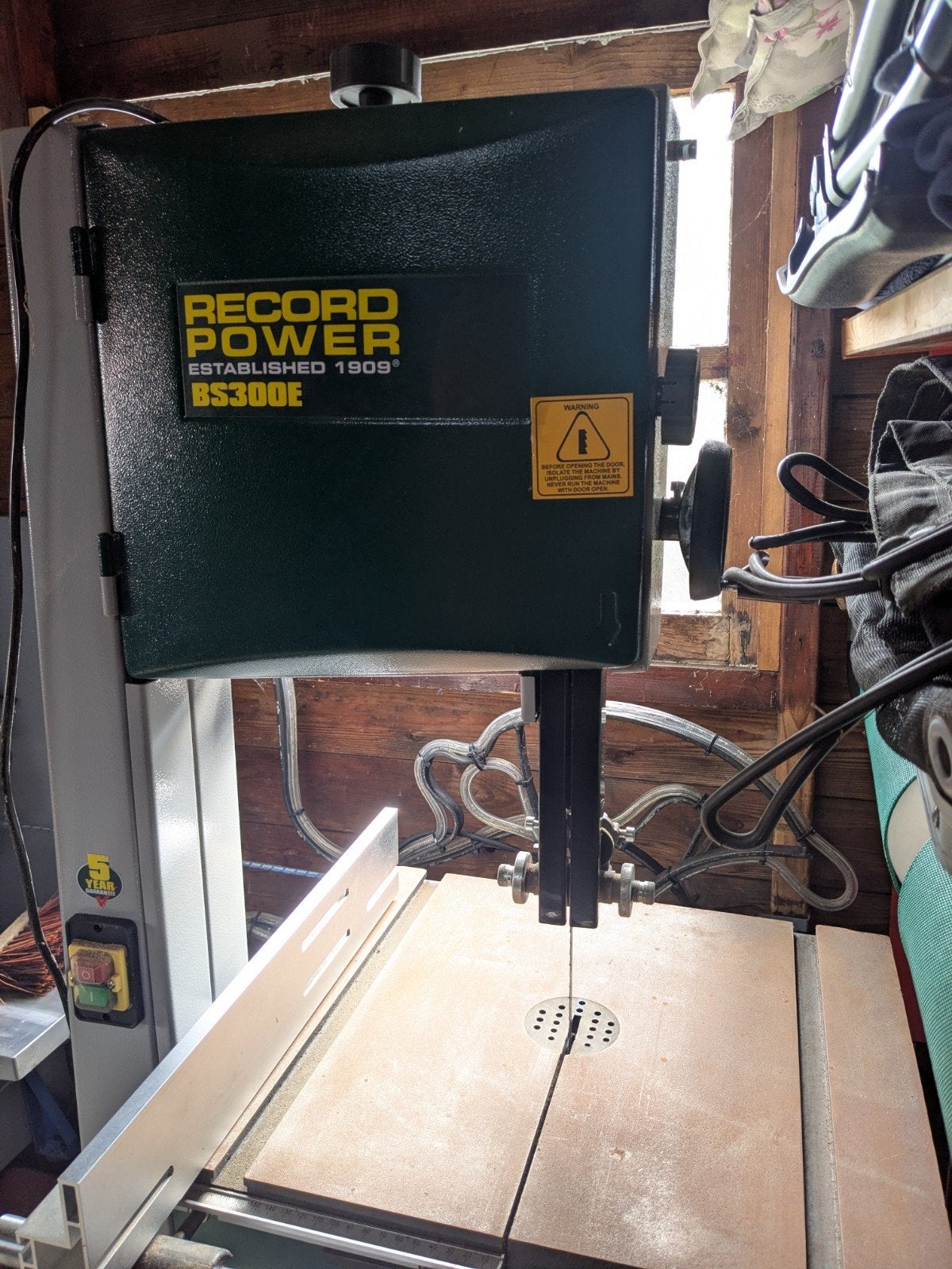 Record Power BS300E Premium 12" Lintzaag - Zo goed als nieuw, Doe-het-zelf en Verbouw, Ophalen, Record Power, 70 mm of meer, 600 tot 1200 watt
