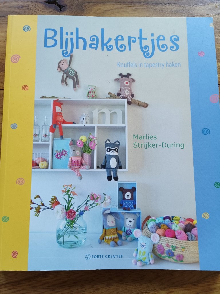 Blijhakertjes knuffels in tapestry haken, Ophalen of Verzenden, Zo goed als nieuw, Breien en Haken