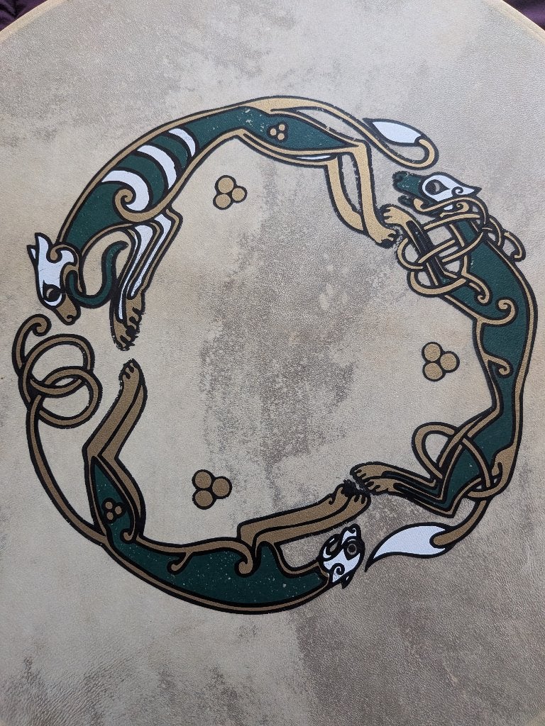 Bodhran, Ierse drum te koop, Ophalen, Gebruikt, Trommel