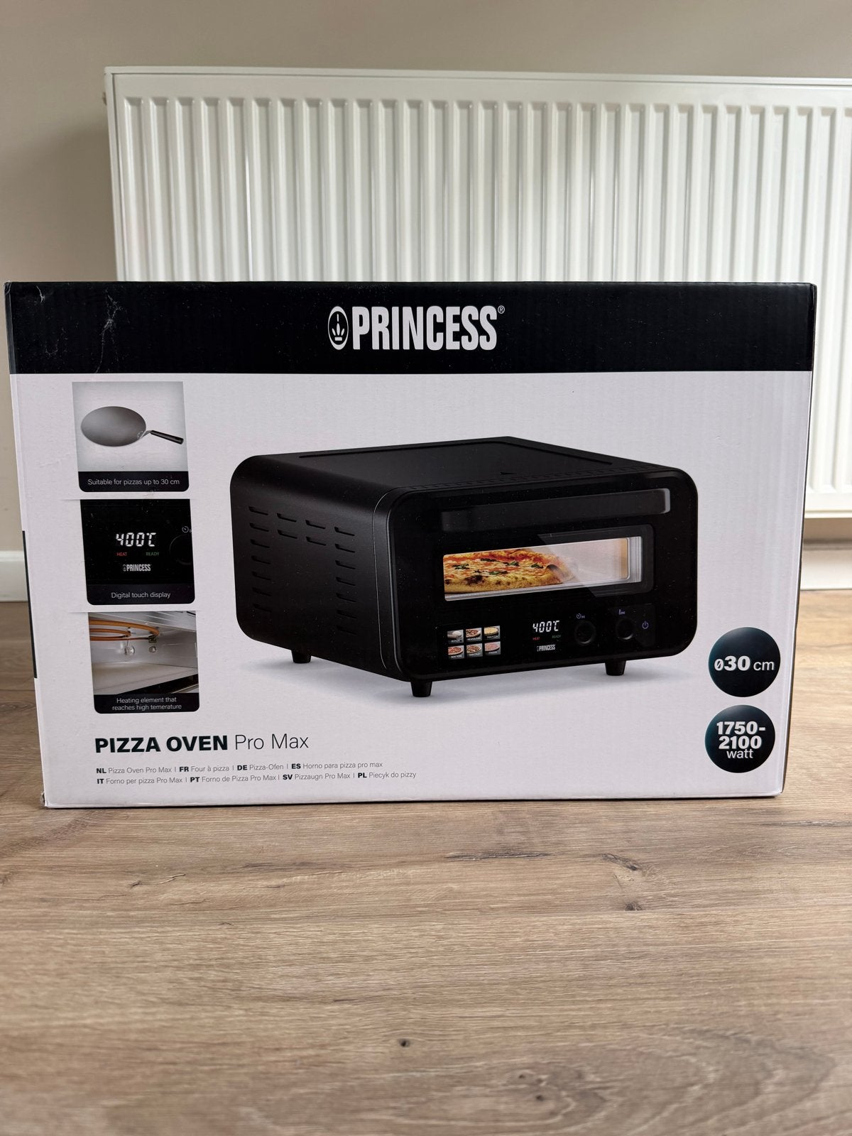 Princess Pizza Oven Pro Max - Nieuw in doos, Witgoed en Apparatuur, Ophalen, Minder dan 45 cm, Overige merken, Hete lucht