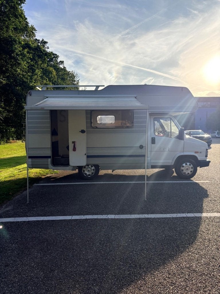 camper Fiat Ducato Elnagh opbouw 6 personen op kenteken, Standaard zit, Alkoof, Particulier, Fiat