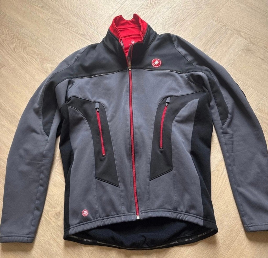 Castelli najaars en winter Fietsjack XL, Castelli, Verzenden, Dames, Zo goed als nieuw