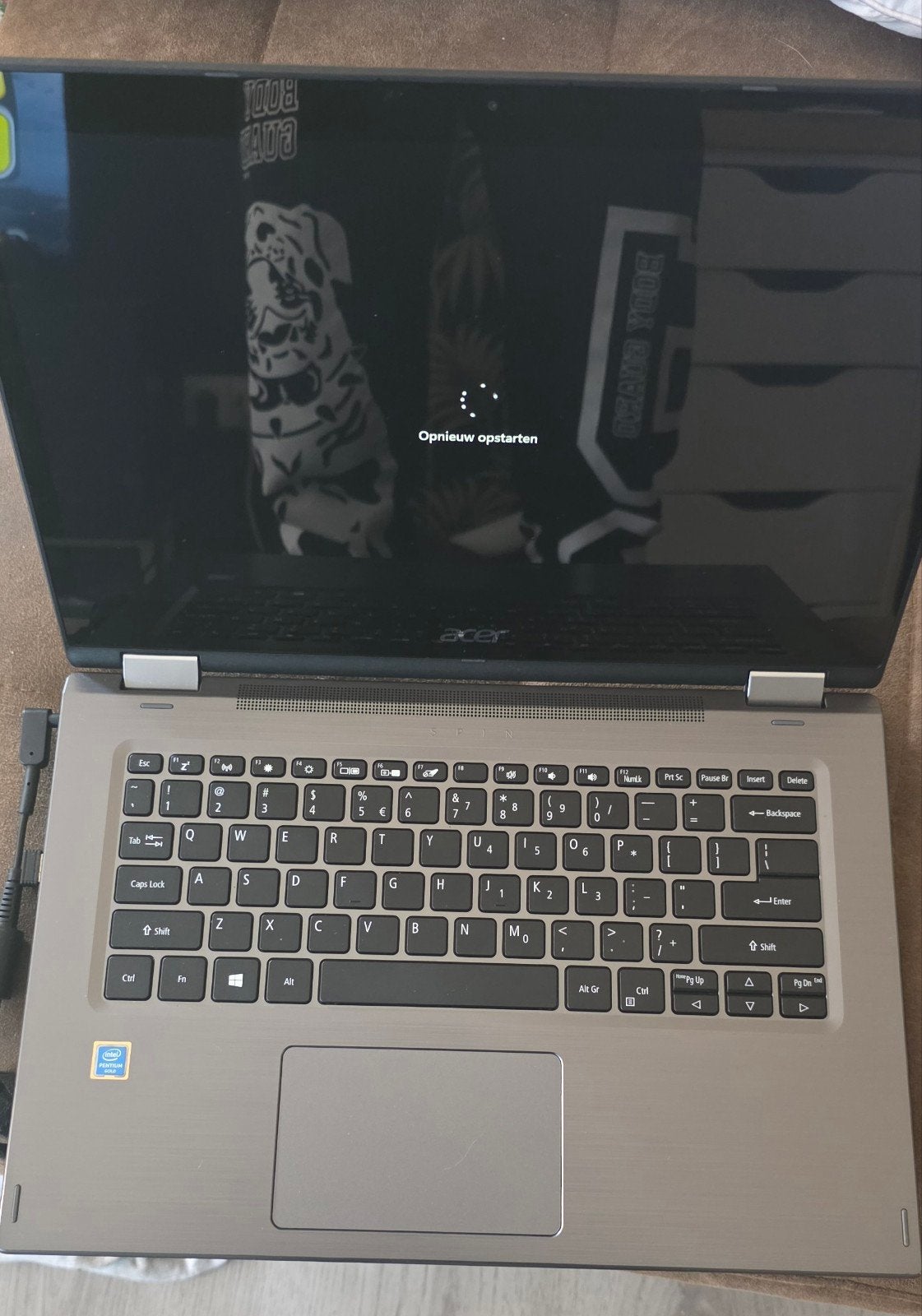 Acer Spin 3 met originele oplader, Computers en Software, Windows Laptops, Gebruikt, 14 inch, SSD, 2 tot 3 Ghz, 4 GB, Qwerty, Met touchscreen