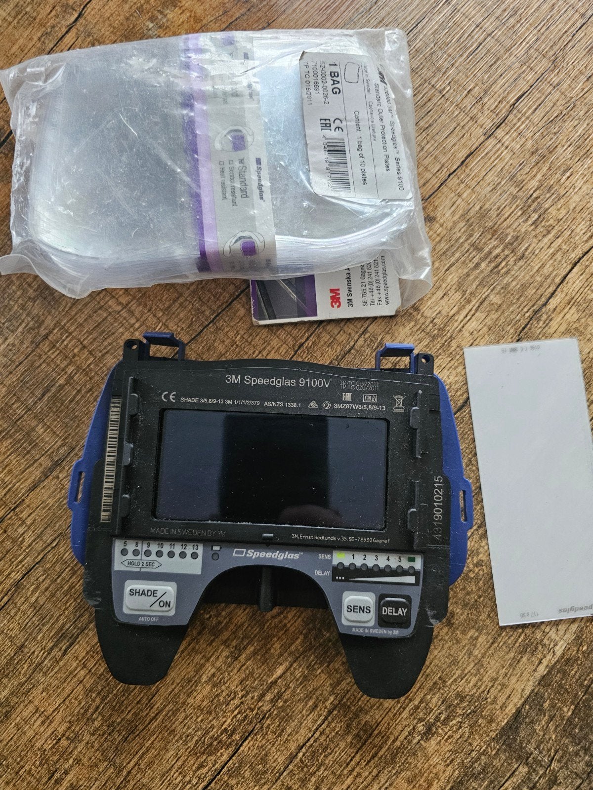 3M Speedglas 9100V lasfilter, Lasfilter, Ophalen of Verzenden, Gebruikt