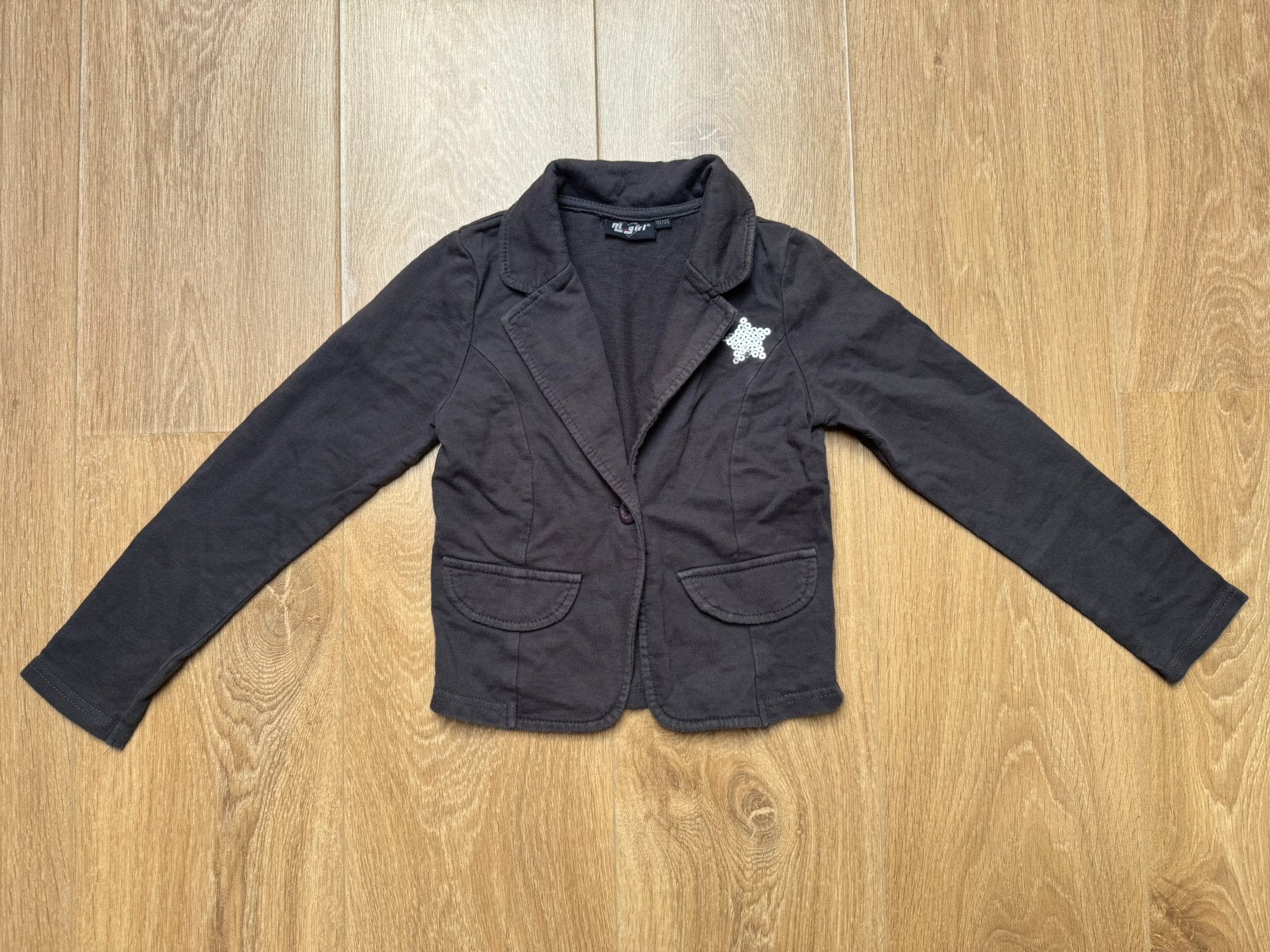 Ai girl meisjes jasje blazer grijs maat 122/128, Kinderen en Baby's, Kinderkleding | Maat 122, Ophalen of Verzenden, Gebruikt