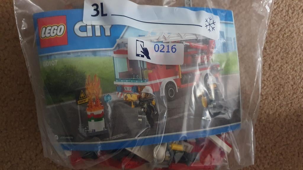 LEGO City Brandweerwagen 60107, Ophalen of Verzenden, Zo goed als nieuw, Overige merken