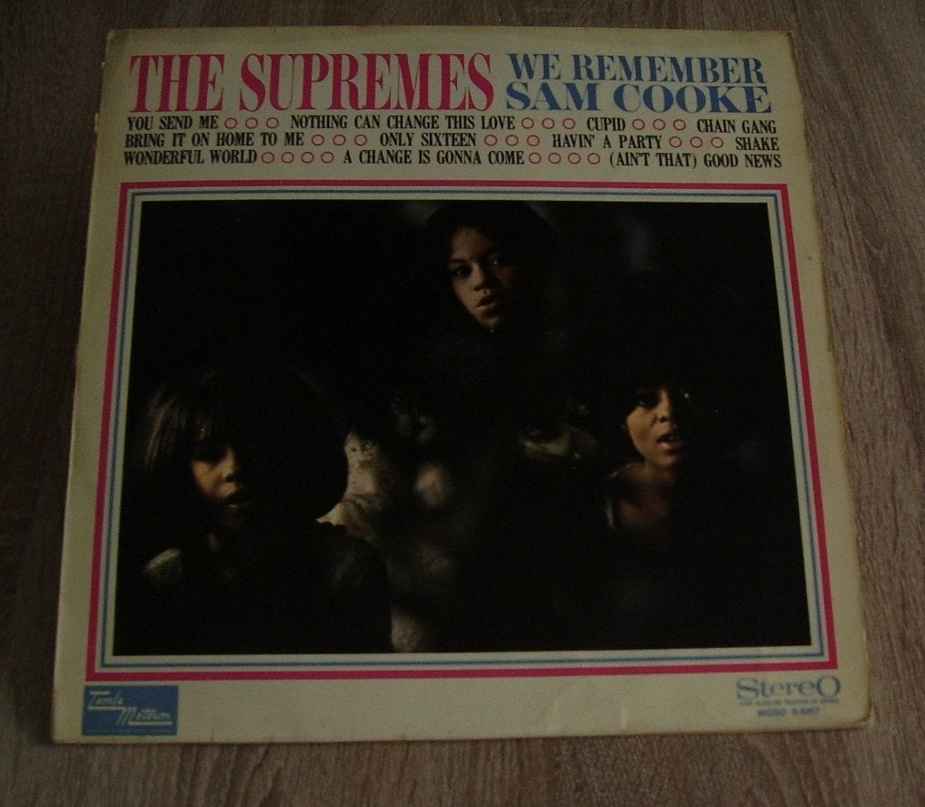 LP - The Supremes - We Remember Sam Cooke, LP, Gebruikt, Pop, Ophalen of Verzenden