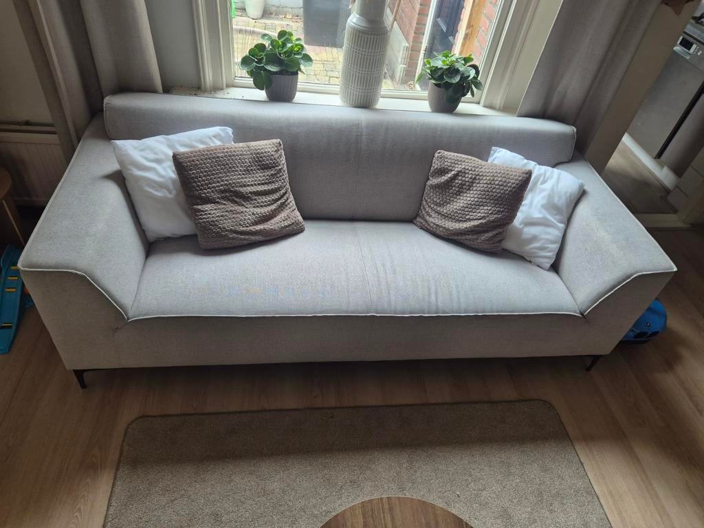 Baenks bank en loveseat - Gebruikt, Huis en Inrichting, Ophalen of Verzenden, Gebruikt, Rechte bank, Stof