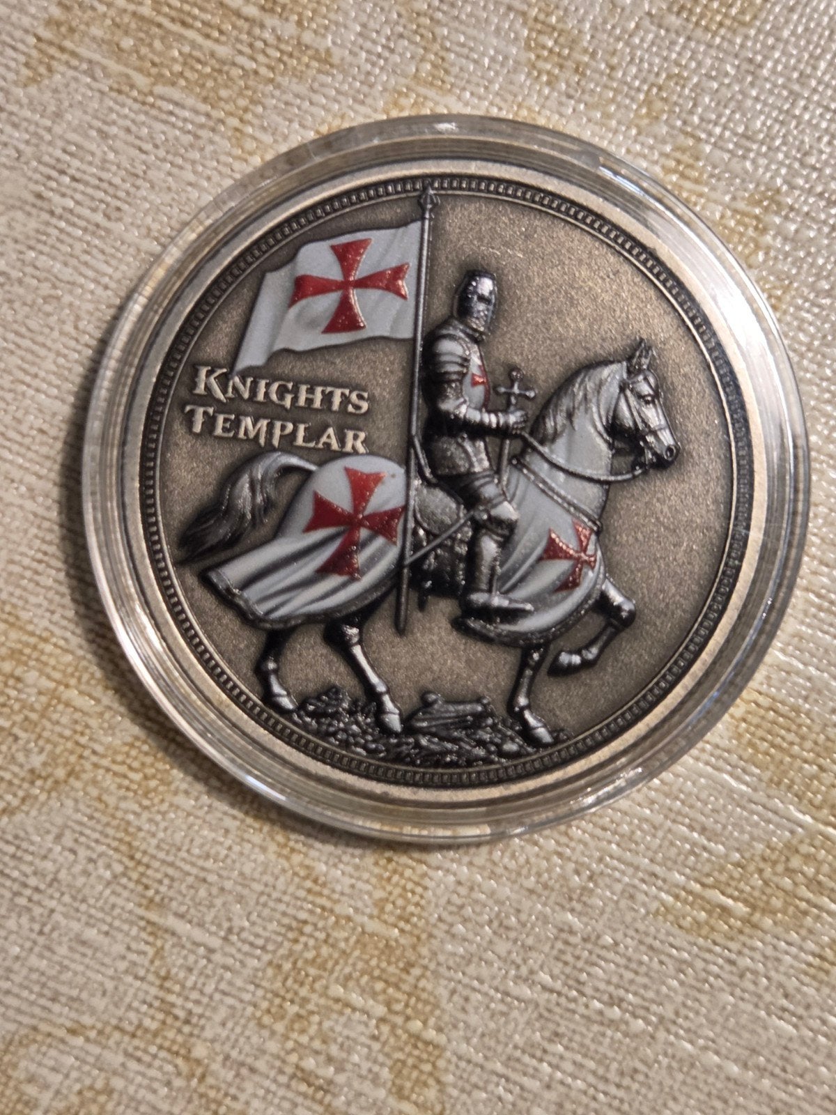 Knights Templar Herdenkingsmunt, Ophalen of Verzenden