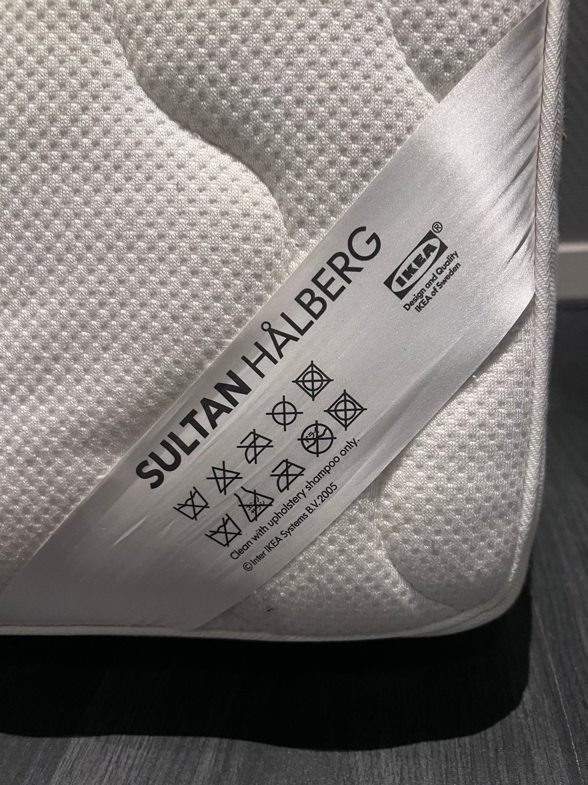 IKEA Sultan Hålberg matras 200x90x25, Ophalen, Gebruikt, 90 cm, Eenpersoons