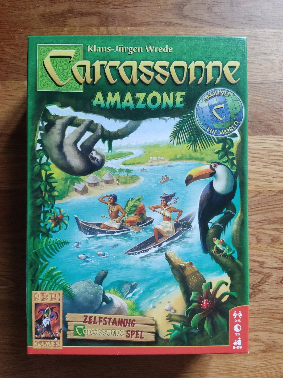 Carcassonne Amazone - zelfstandig spel, Hobby en Vrije tijd, Gezelschapsspellen | Bordspellen, Een of twee spelers, Ophalen of Verzenden