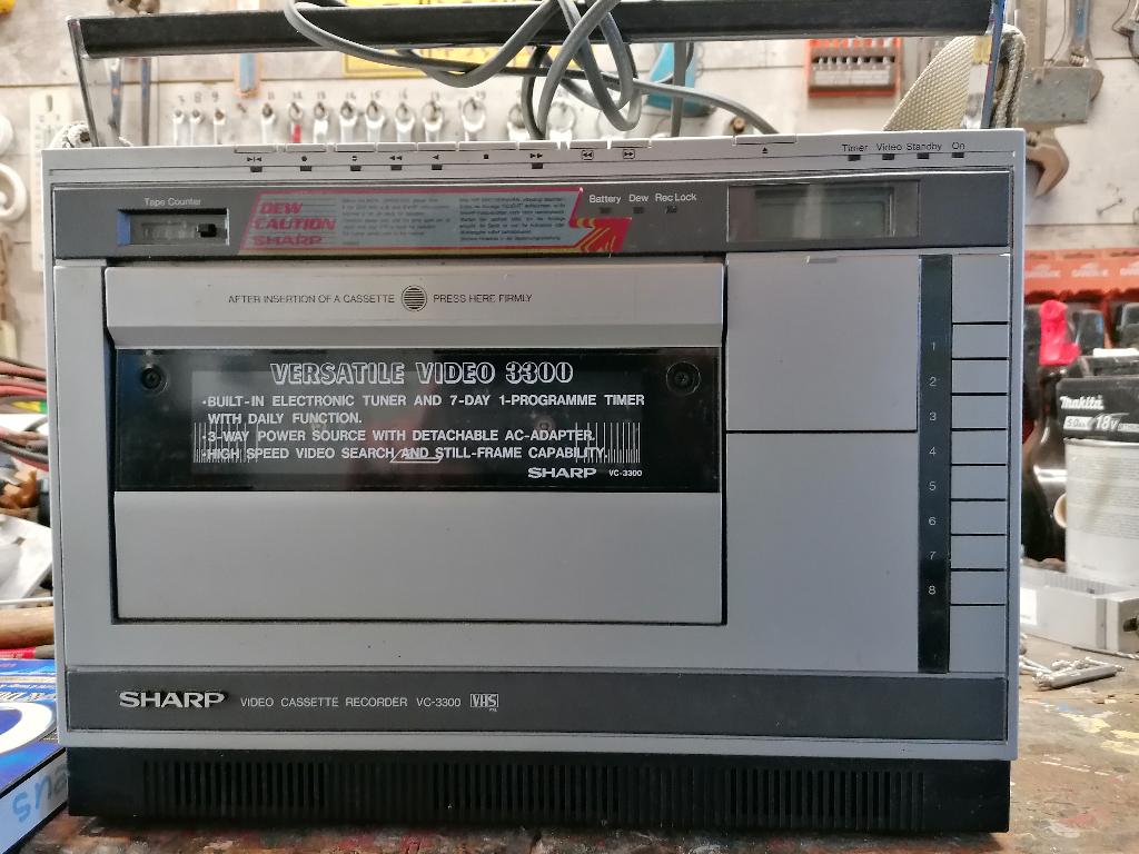 draagbare video recorder, Ophalen of Verzenden, Gebruikt, VHS-speler of -recorder