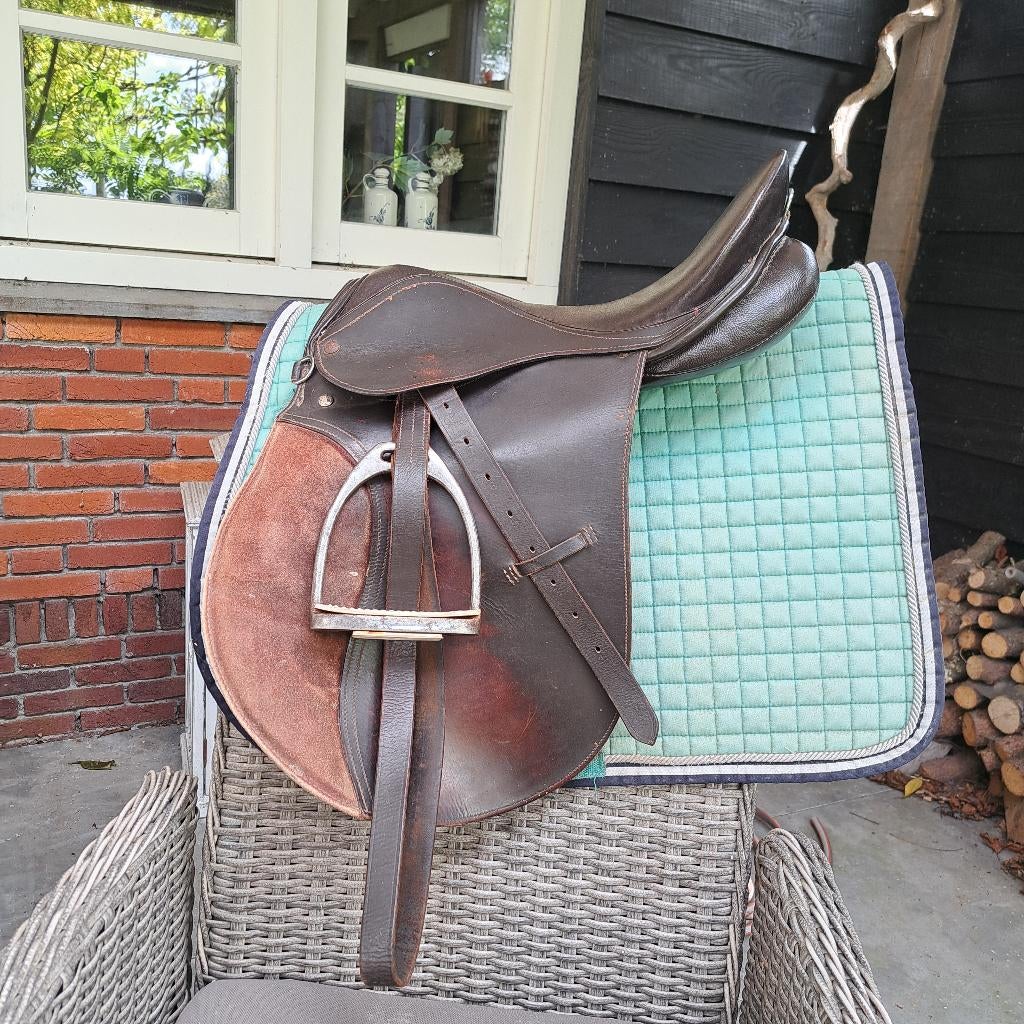 paardrij/pony zadel, Dieren en Toebehoren, Ophalen, Gebruikt