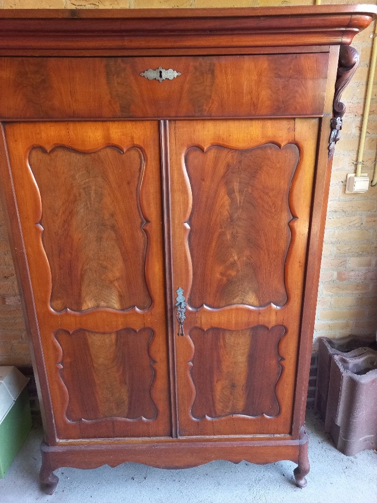 Antieke Biedermeier meidenkast, Antiek en Kunst, Antiek | Meubels | Kasten, Ophalen