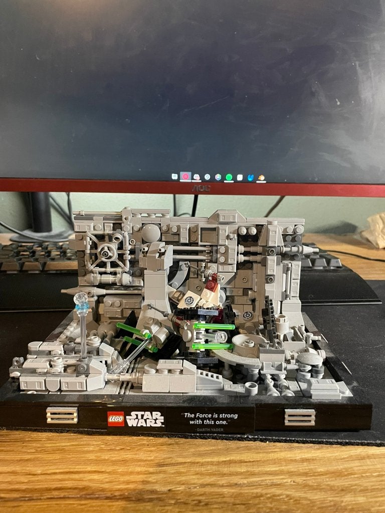 LEGO star wars Death Star Trench Run Diorama 75329, Kinderen en Baby's, Speelgoed | Duplo en Lego, Ophalen of Verzenden, Zo goed als nieuw
