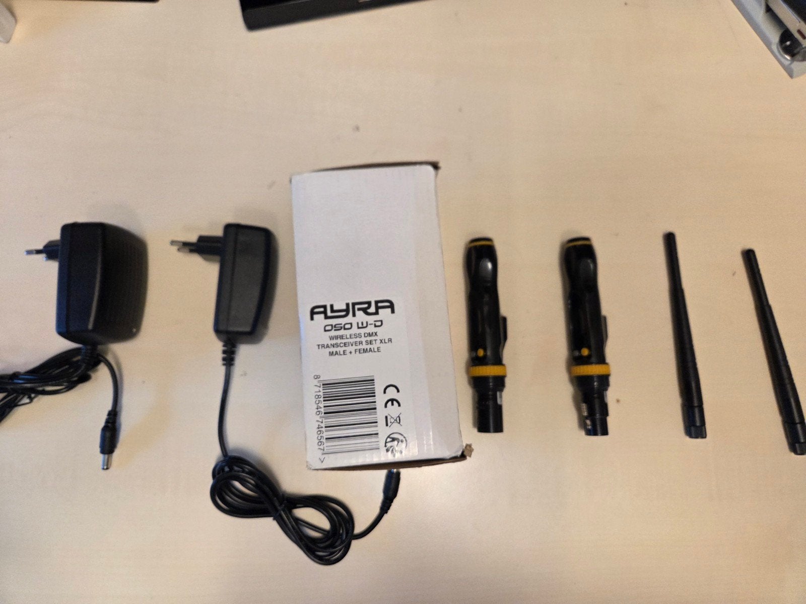 Ayra OSO W-D Draadloze DMX Transceiver Set XLR, Ophalen of Verzenden, Zo goed als nieuw, Overige typen