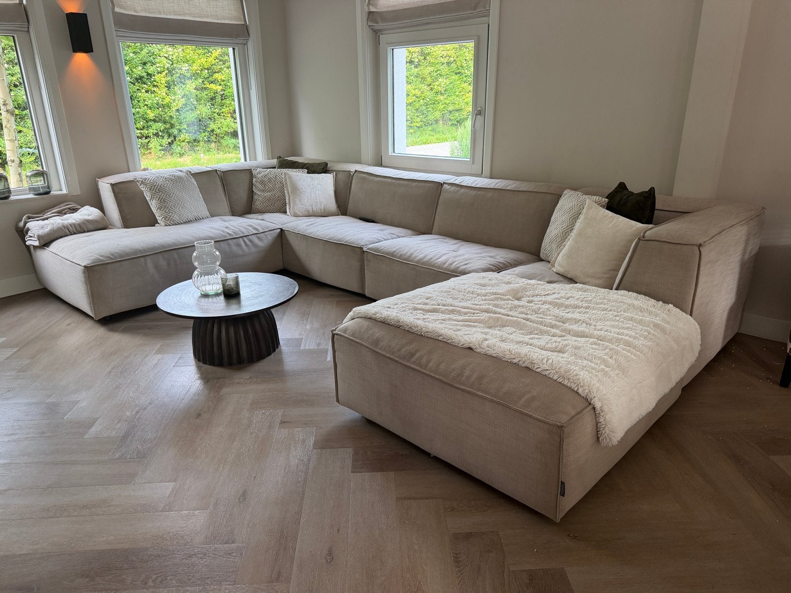 LifeStyle Hoekbank - Comfortabel en Modern, Ophalen, 100 tot 125 cm, Hoekbank, 300 cm of meer