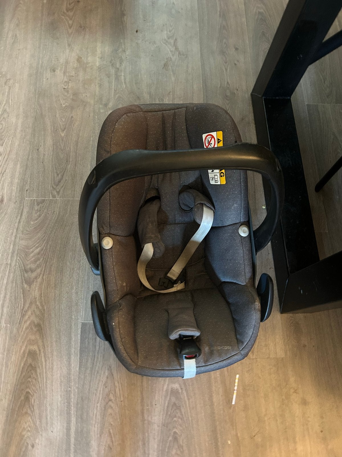 Maxi-Cosi autostoel met bak, buggy en wielen, Ophalen of Verzenden, 0 t/m 13 kg, Maxi-Cosi, Gebruikt