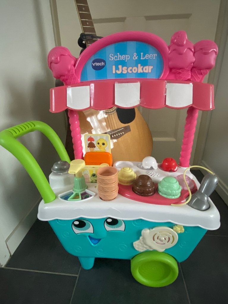 Schep en leer ijswagen VTech, Ophalen, Gebruikt, 6 maanden tot 2 jaar