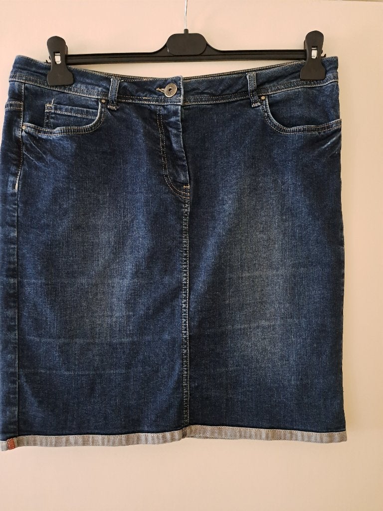 dames spijkerrokje maat 44 z.g.a.n., Blauw, Maat 42/44 (L), Ophalen of Verzenden, Zo goed als nieuw