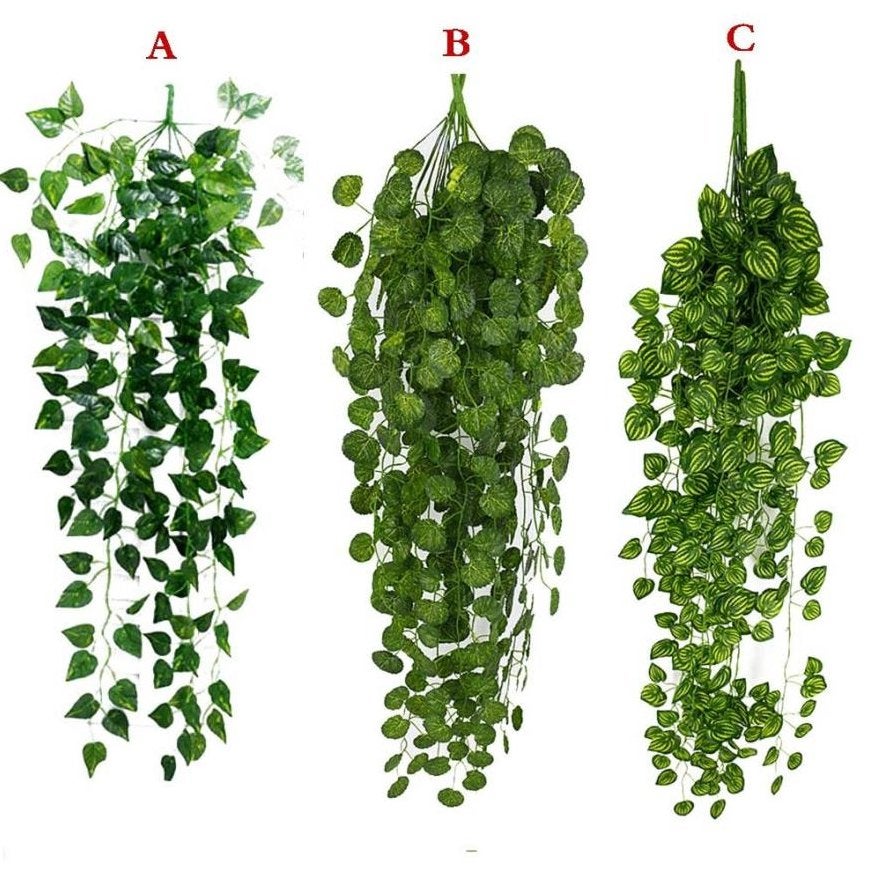 Kunst Hangplant Klimop Druivenplant Plant Kunstplant Namaak, Verzenden, Nieuw, Kunstplant