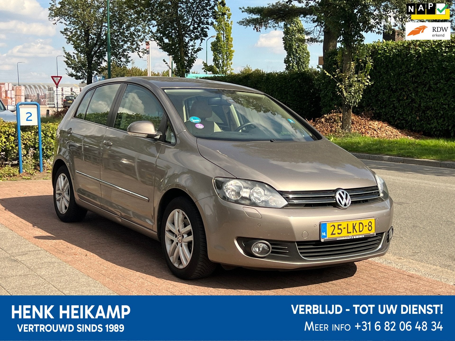 Volkswagen Golf Plus 1.4 TSI Highline | Automaat, Auto's, Euro 5, Gebruikt, Bruin, Parkeersensor
