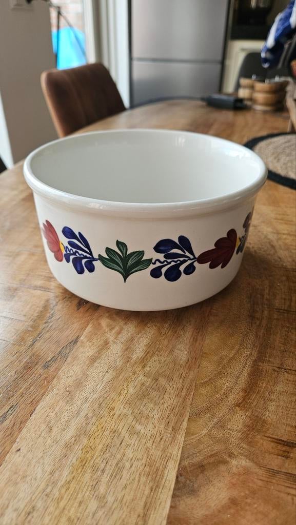 Boerenbont serveerschaal/bak 17cm, Gebruikt, Keramiek, Ophalen of Verzenden, Schaal of Schalen