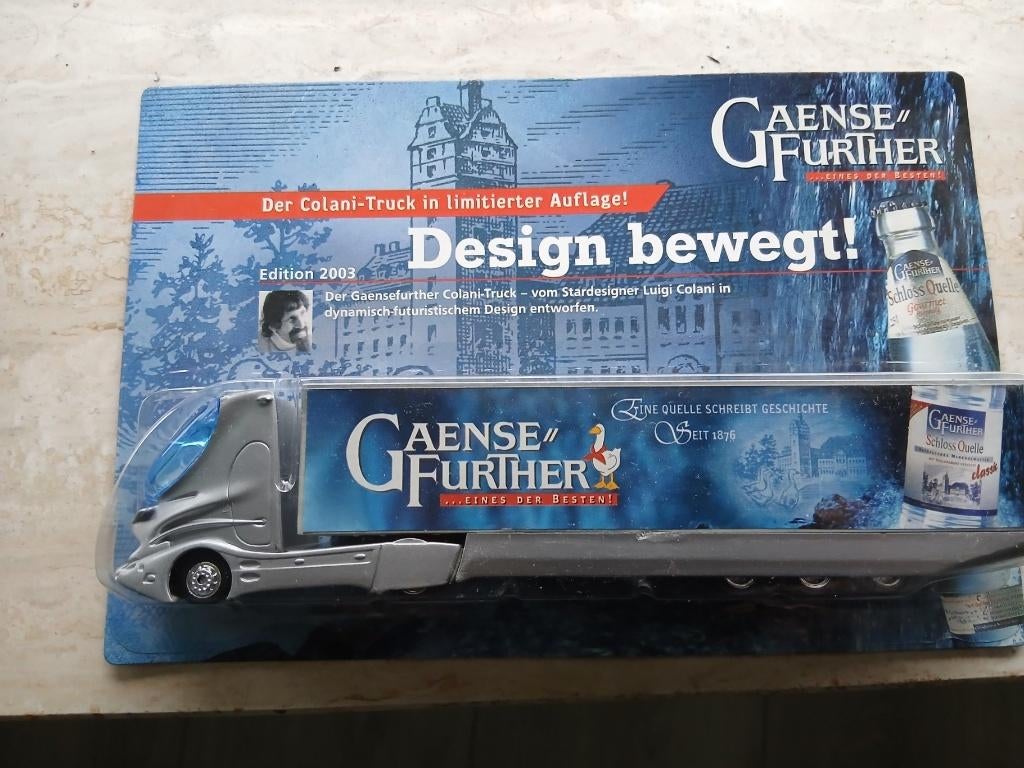 Colani Truck NIEUW op blister, Hobby en Vrije tijd, Modelbouw | Auto's en Voertuigen, Nieuw, Truck, 1:50 of kleiner, Overige merken