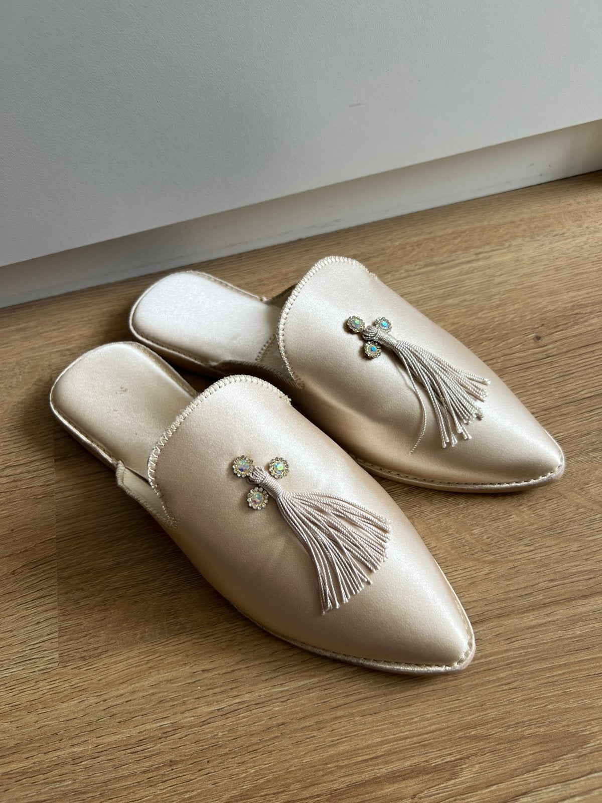Maat 39 marokkaanse muiltje bel3a feest schoenen nieuw, Beige, Nieuw, Sandalen of Muiltjes, Ophalen of Verzenden