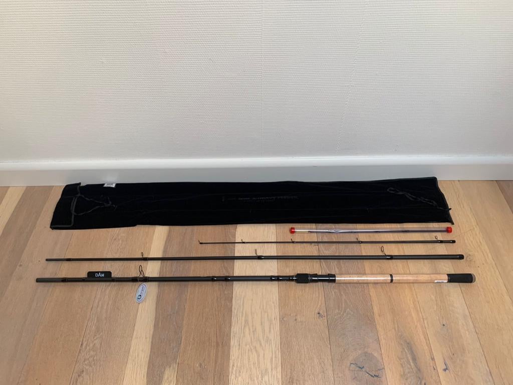 Nieuwe Dam Detek X-Heavy feederhengel, 4.20m & 180 gr, Dam, Werphengel, Nieuw, Ophalen of Verzenden