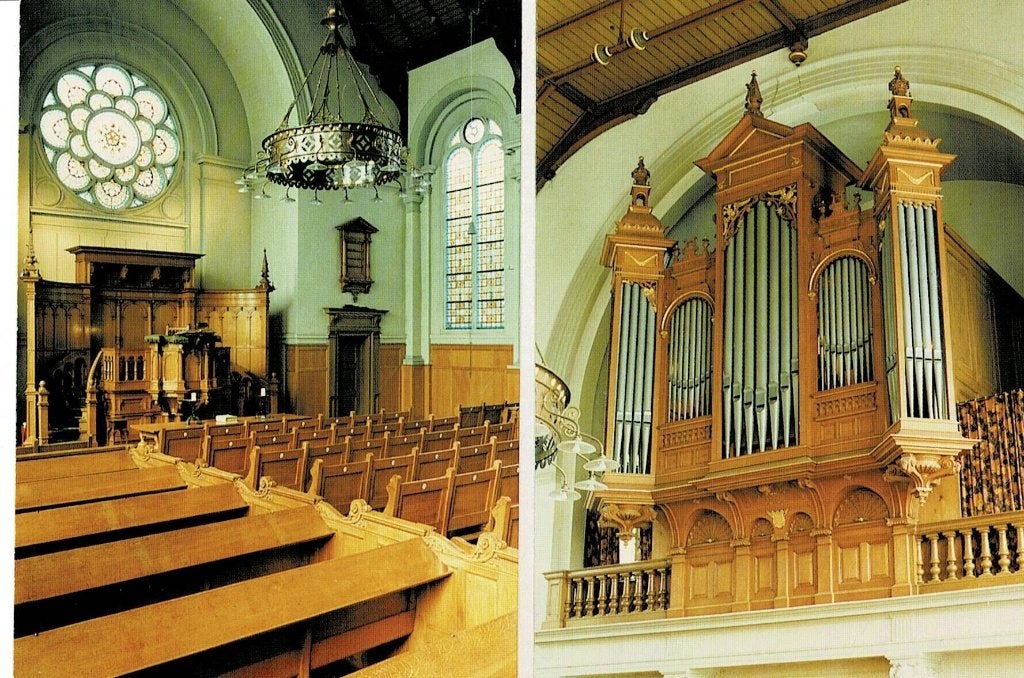 Deventer, interieur Doopsgezinde Kerk, Ophalen of Verzenden, Ongelopen, Overijssel