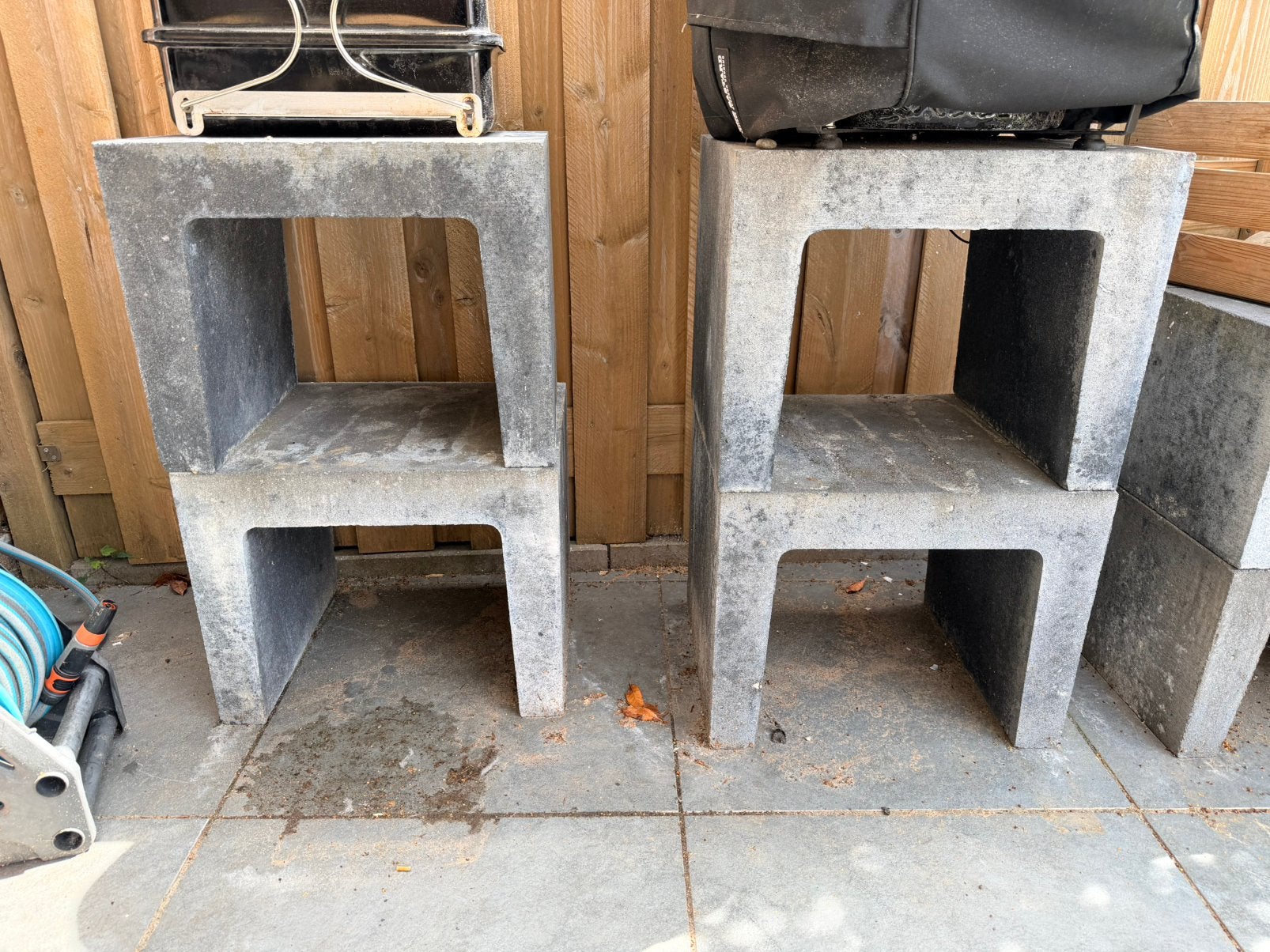 4 x U blok groot 40x50 cm, Tuin en Terras, Buitenkeukens, Ophalen, Zo goed als nieuw, Gas