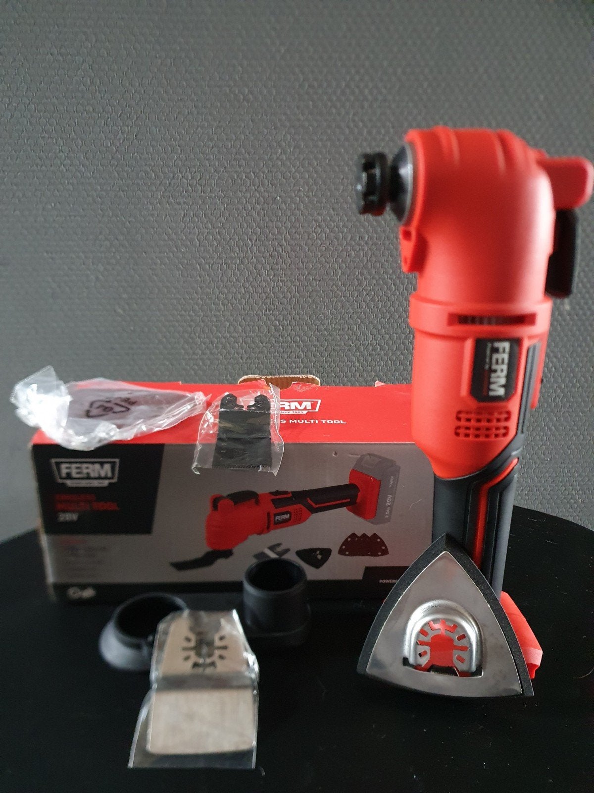 FERM MULTITOOL SNOERLOOS 20V EXCLUSIEF BATTERY NIEUW, Ophalen, Nieuw, Overige typen