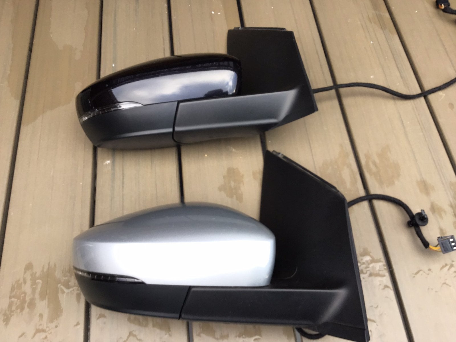 Polo 6R 2x buitenspiegel rechts, Ophalen of Verzenden, Gebruikt, Volkswagen