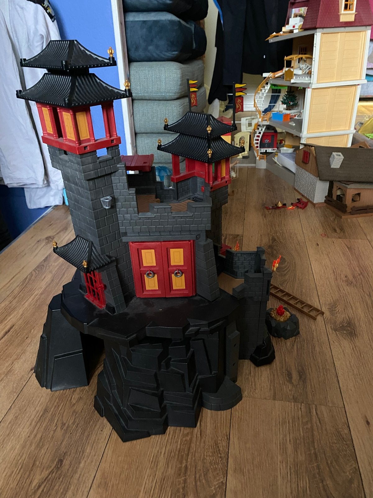 Playmobil 5479 Drakenkasteel met extra poppetjes, Gebruikt, Complete set, Ophalen of Verzenden, Kasteel/Fort