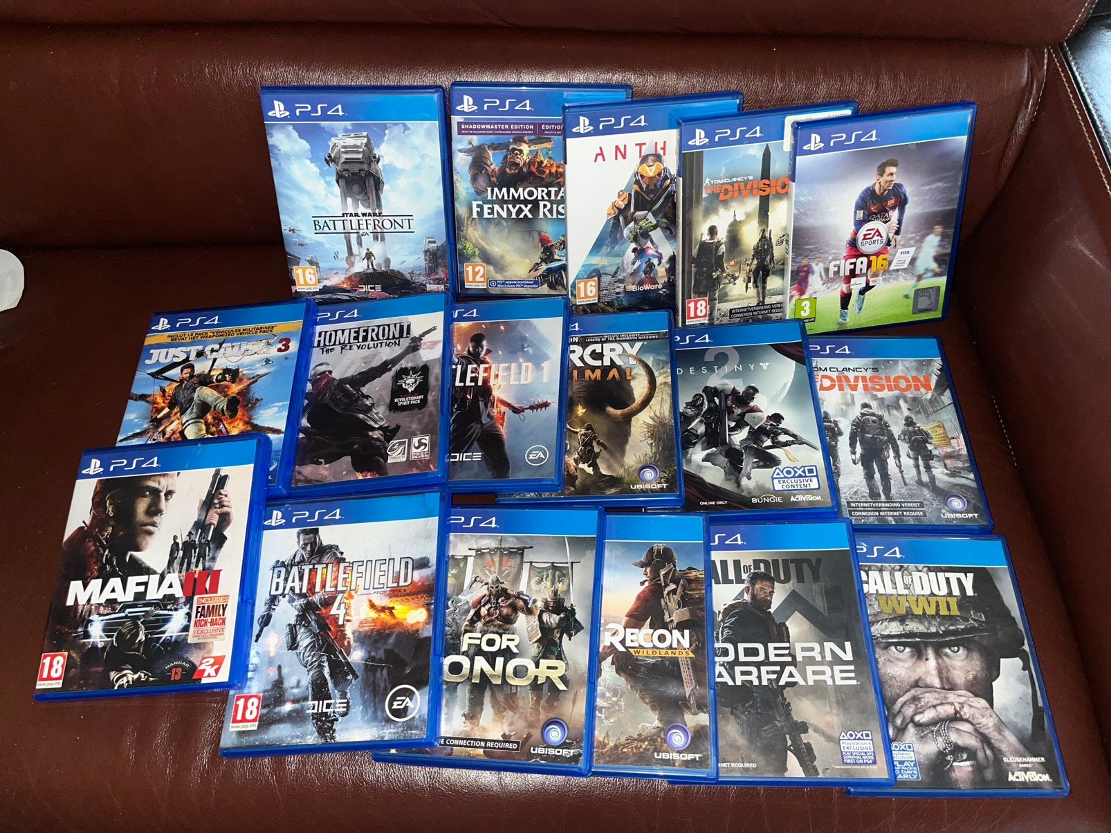 17x playstation 4 games, Spelcomputers en Games, 1 speler, Ophalen of Verzenden, Zo goed als nieuw