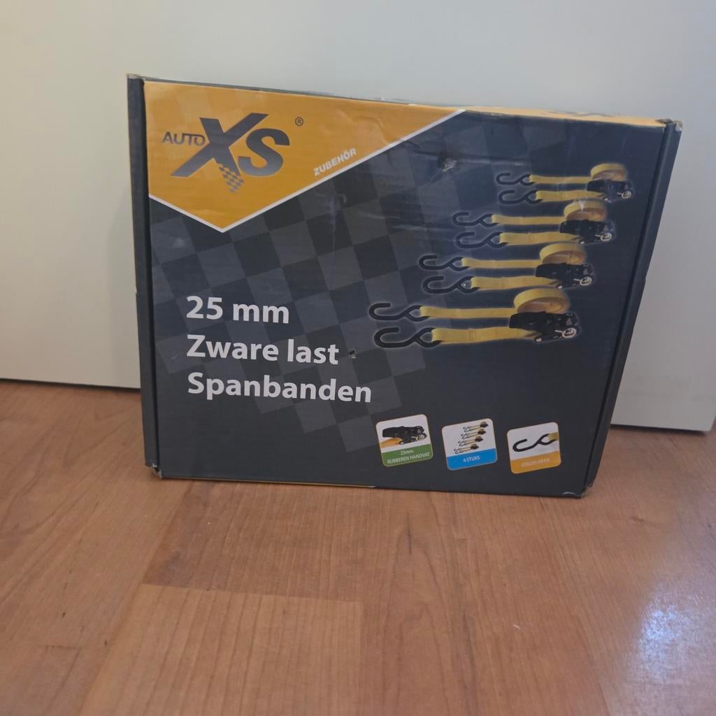 Nieuwe AutoXS 25 mm Zware last Spanbanden, Ophalen, Nieuw