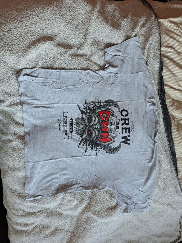 GMM Crew 25 jaar T-shirt - Maat XL, Maat 52/54 (L), GMM Crew, Ophalen of Verzenden, Grijs