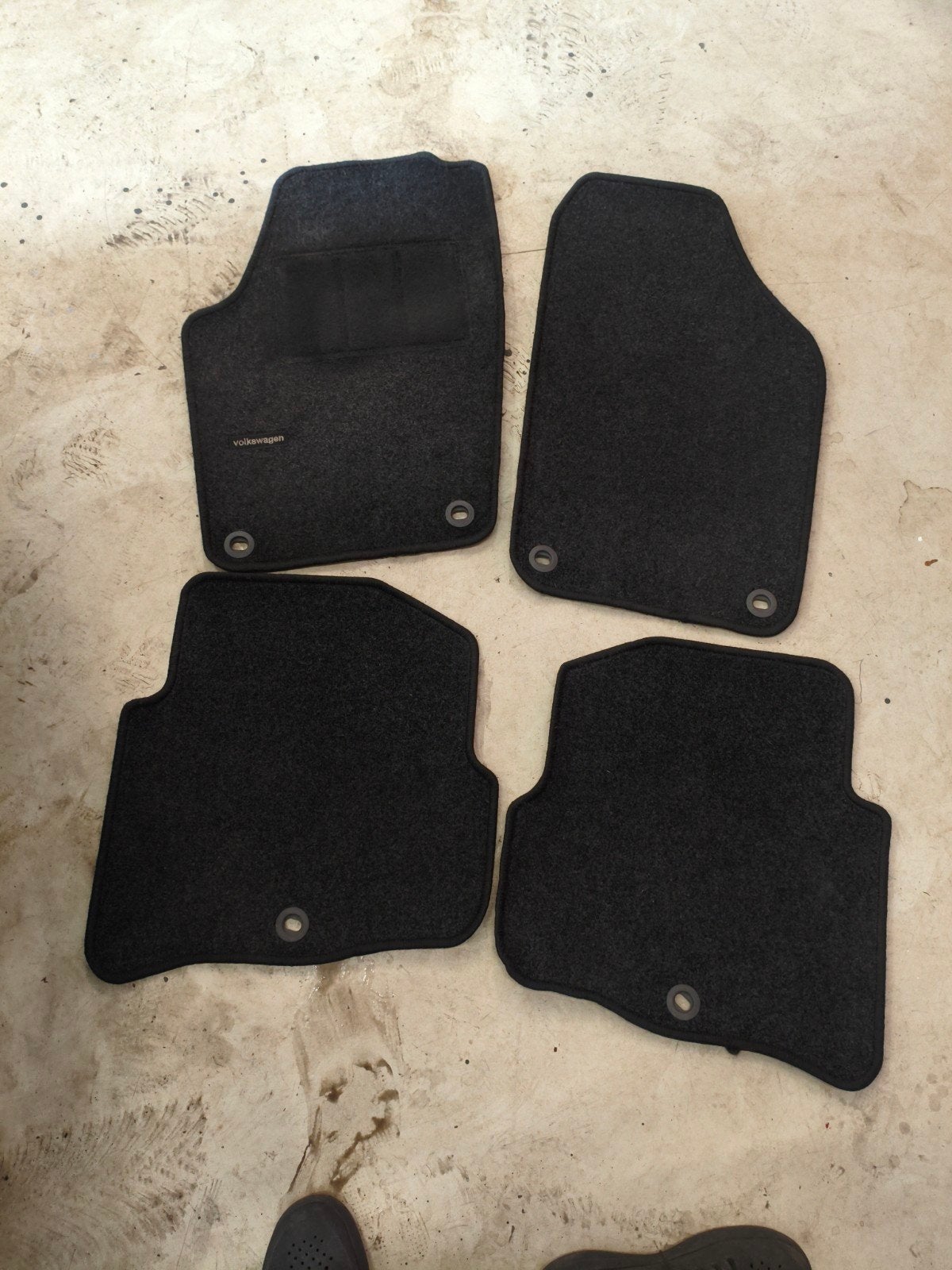 Volkswagen Polo 2005 automatten - set van 4, Ophalen of Verzenden, Gebruikt