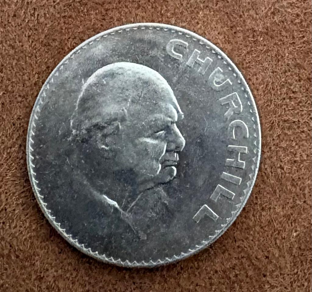 1965 Churchill Herdenkingsmunt, Ophalen of Verzenden, Overige materialen